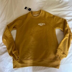 ALOHAS Mustard Yellow Men's Sweater